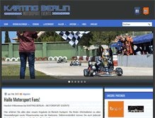 Tablet Screenshot of karting-berlin.de